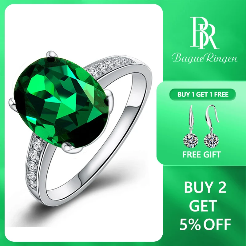 

Bague Ringen Brand Anillos Fashion Jewelry Rings for Women Silver Green Zirconia Rhinestone Wedding Party Rings Wholesale Gifts