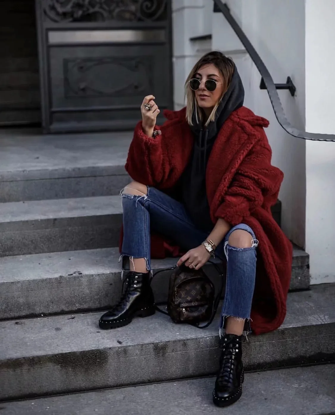 2019 осеннее и зимнее женское пальто из меха ягненка новинка большой размер