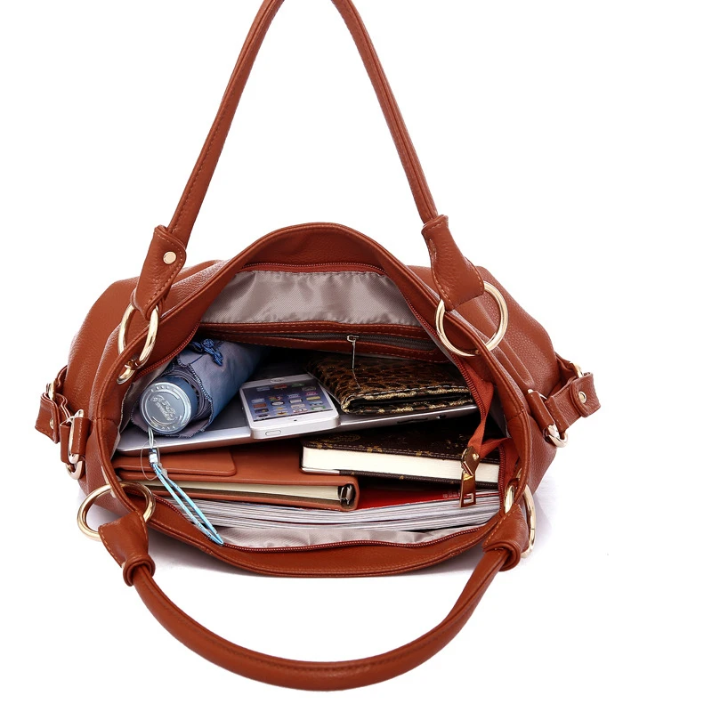 

Luxury Handbags Women Bag Designer Tote Leather Woman Large Capacity Vintage Brand Purse Ladies Shoulder Crossbody Bags 2020 New