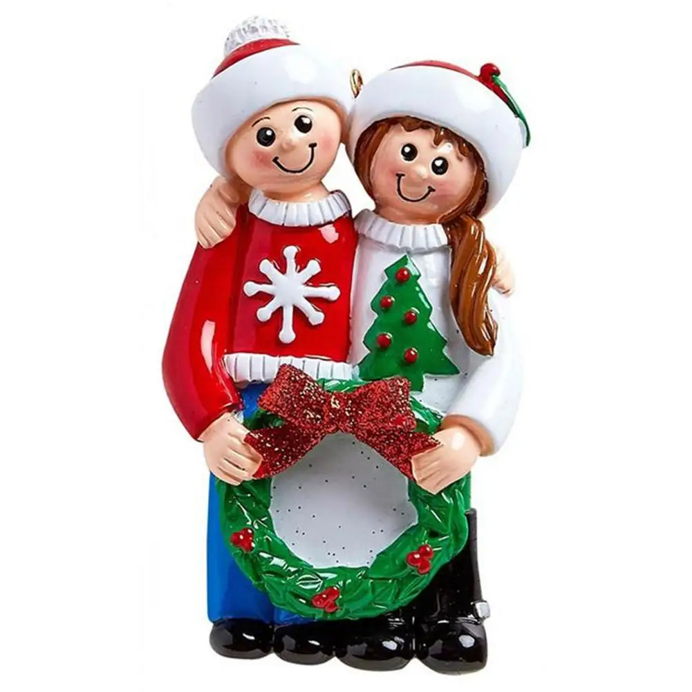 

Christmas Tree Decoration Personalized Couple Christmas Tree Hanging Ornament DIY Name Blessing Pendant Navidad Natal New Year