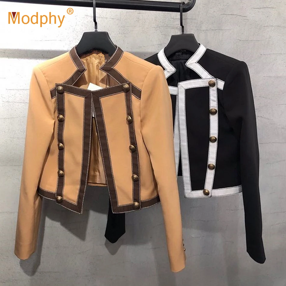 

Autumn Jacket Women Coat Jacket Long sleeve cardigan stitching Fashion Short Coat Thin Female Jacket Coat Outwear 2021