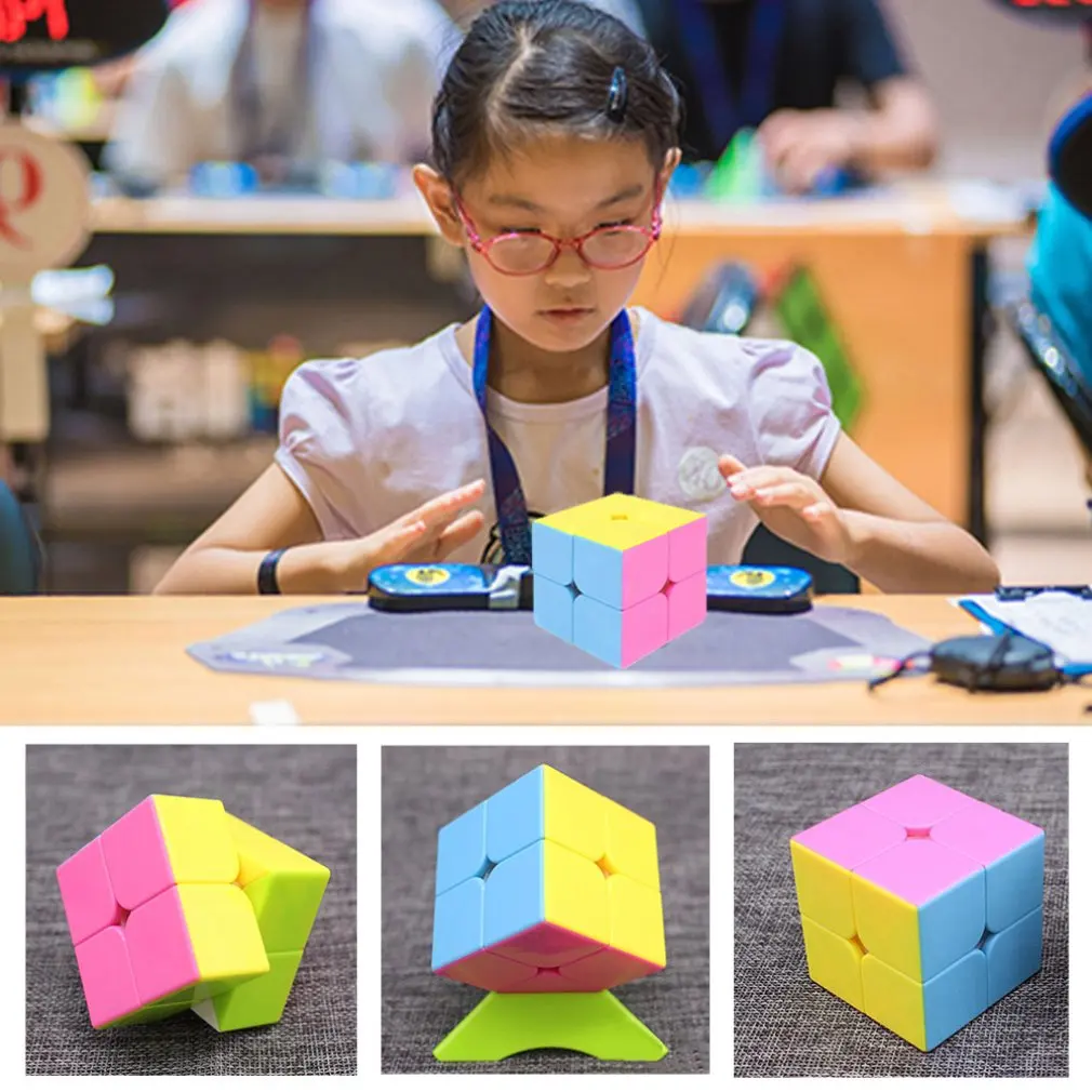 Горячая Магическая Квадратная 2 слоя скоростная квадратная развивающая Cubo