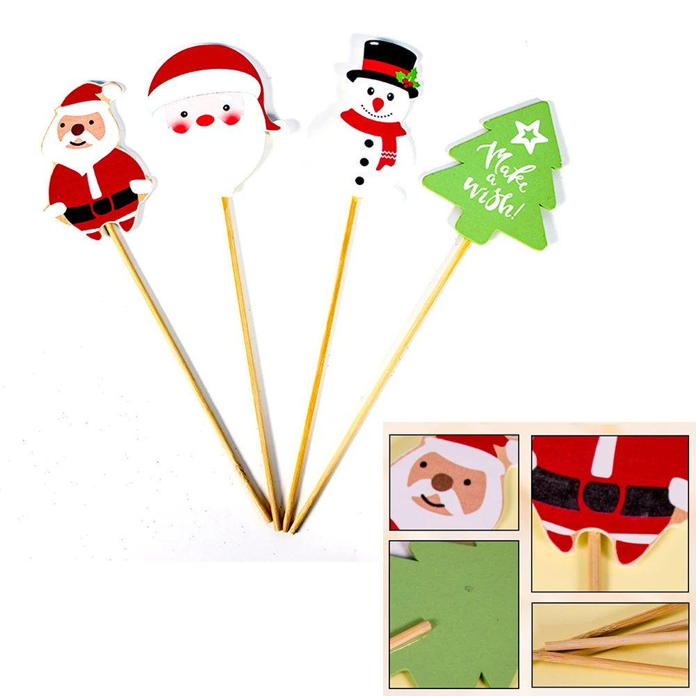 4 шт./компл. DIY обеденный стол ваза для цветов Многоразовые Рождественская елка