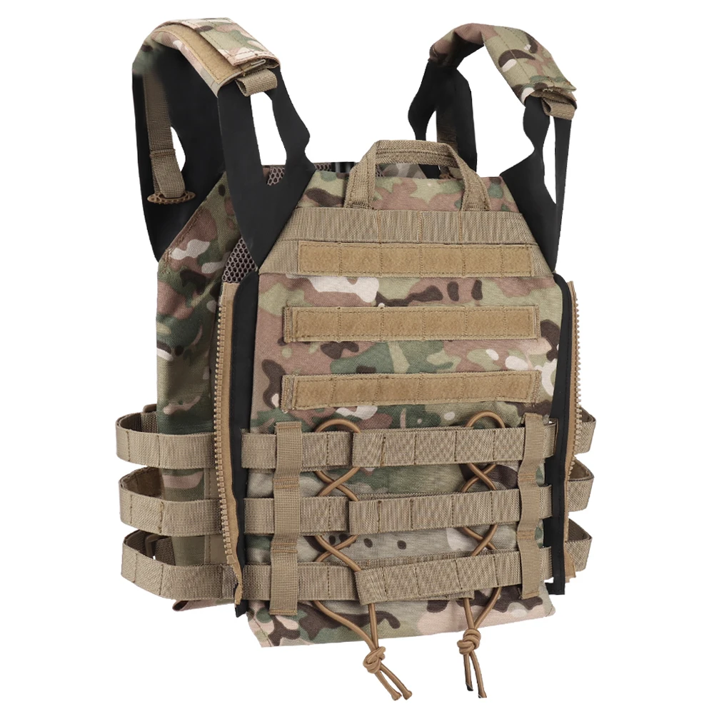 

Outdoor Military Tactical Vest Hunting Molle Vest Adjustable Load Carrier Molle Chest Protector for Hiking Camping Paintball