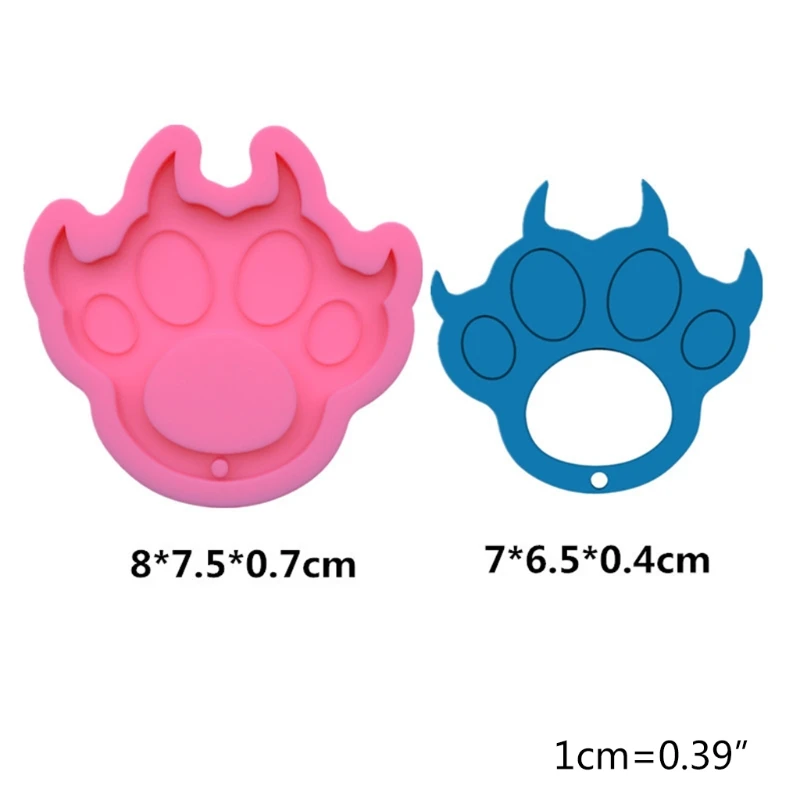 

DIY Crafts Tool Defence Keychain Epoxy Resin Mold Pendant Casting Silicone Mould