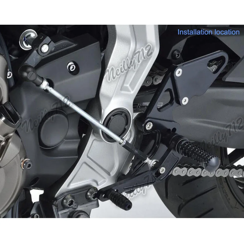 Waase для Yamaha MT 07 MT07 FZ FZ07 2013 2014 2015 2016 CNC Регулируемые задние комплекты Rider Rearset