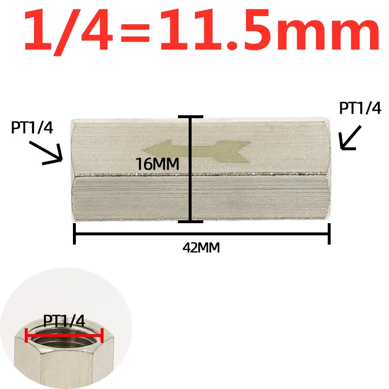 

Медный пневматический обратный клапан 1/8"-3/4"