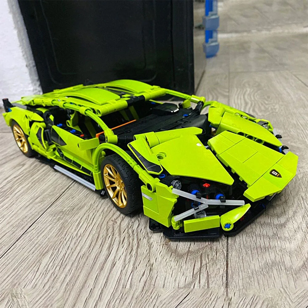 Креативный эксперт высокотехнологичный город Lamborghinis Sian FKP 37 1254 шт. 488 GTE RSR SUV Moc