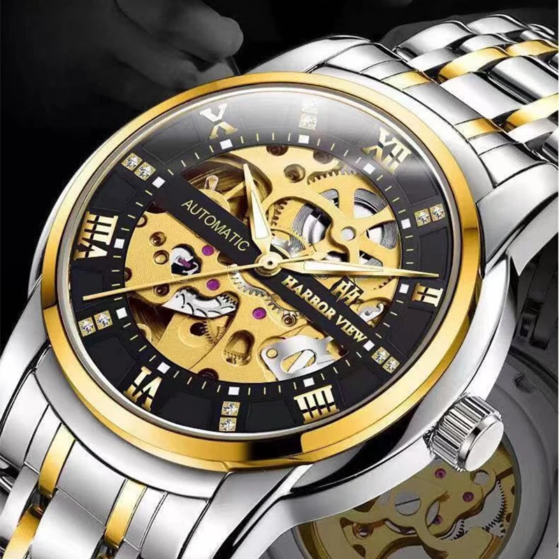

Waterproof automatic watch men Sapphire Crystal Stainless Steel NH35 Automatic Mechanical Men's watch 1970 Abalone Dive Watch