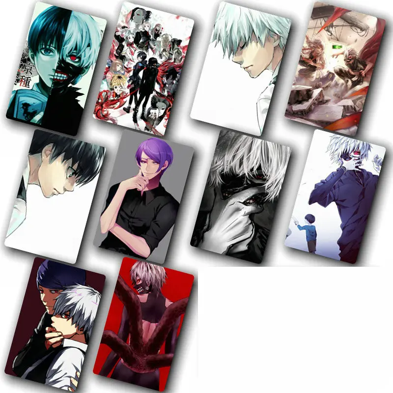 100 шт. аниме Токийский Гуль наклейка для карт самодельные Украшения автобус ID
