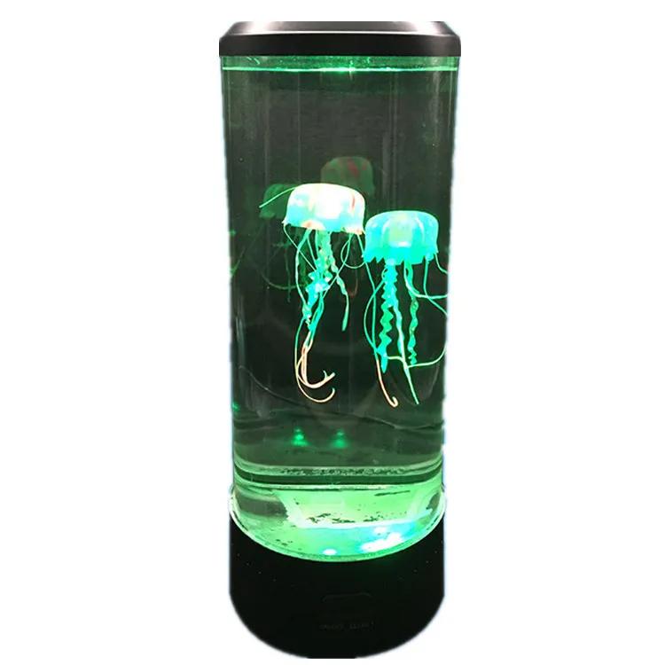 LED tower Jellyfish lamp night light bedside USB super power saving aquarium home decoration Beautiful | Спорт и развлечения
