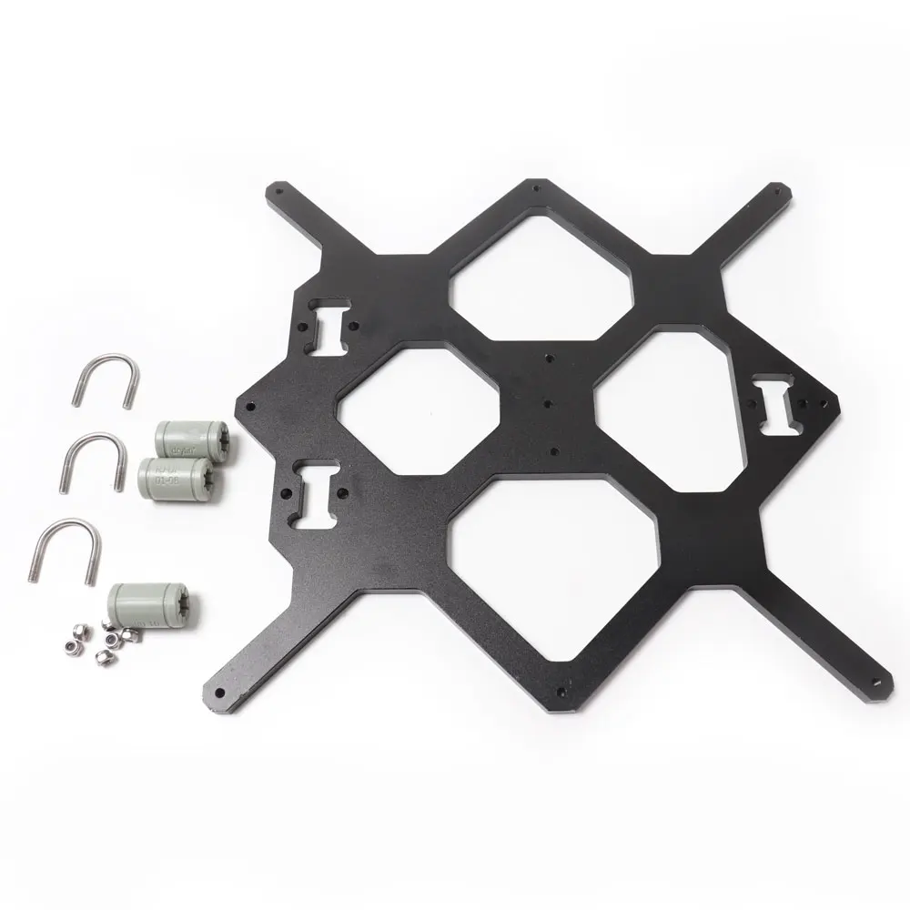 Y каретная пластина черного цвета Reprap Prusa i3 MK3 алюминиевая опорная решетка для DIY 3d