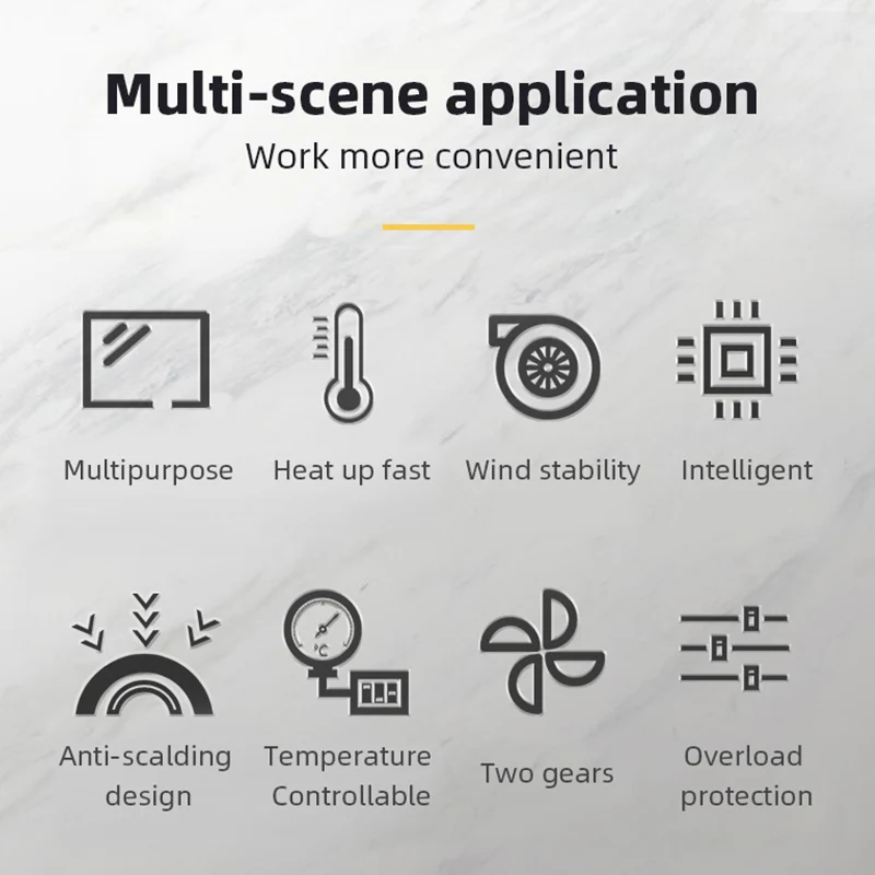 1600 Вт/2000 Вт промышленный электрический тепловой фен терморегулятор тепловые