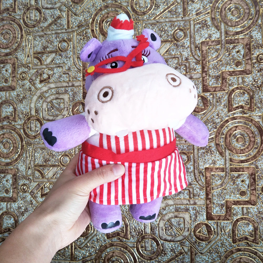 Детская плюшевая игрушка Доктор бегемот кукла для детей подарок на Рождество и