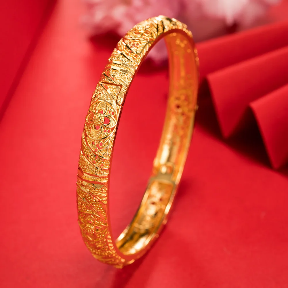 

1Pieces Bracelet for Women Dubai Bangles Ethiopian Bangles African Jewelry Arab Middle East