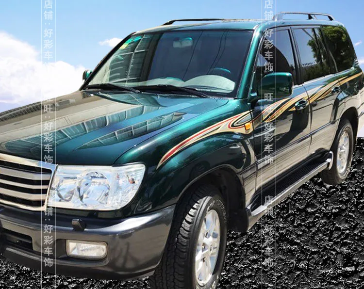 Для Toyota Land Cruiser LC100 2002-2006 Автомобильная наклейка 4700 Land Cruiser 4500 Lahua наклейка внешний вид кузова украшение