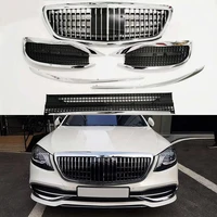 front bumper body kit for mercedes benz w222 s class grille modified maybach front prefacelit body kit 2016 2019