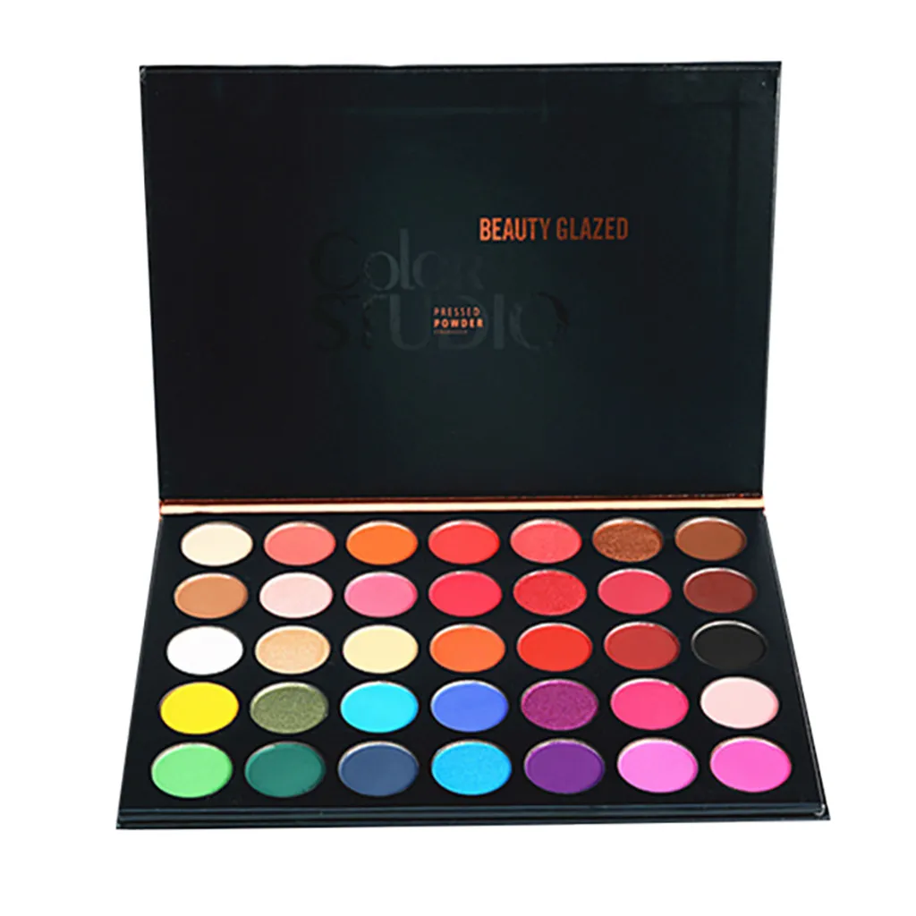 Портативные 5 цветов палета де Сомбра Металлические Блестящие дымчатые глаза