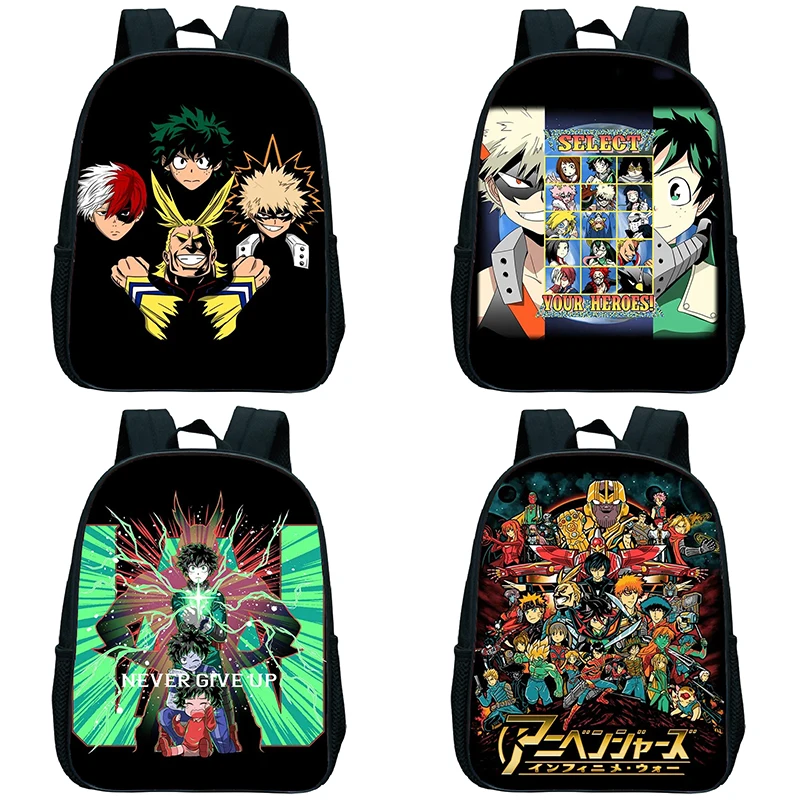 

Child My Hero Academia Backpack Kids All Might Kindergarten Schoolbag Deku Primary Bookbag Rucksack Children Back to School Gift