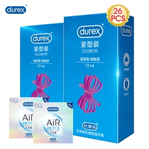 Ультратонкие презервативы Durex 49 мм, презервативы небольшого размера с добавлением смазки, презервативы для пениса для взрослых, интимные товары сексуальные, игрушки для мужчин