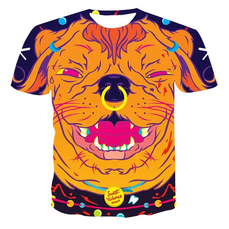 Футболка мужская и женская с круглым вырезом Повседневная модная рубашка