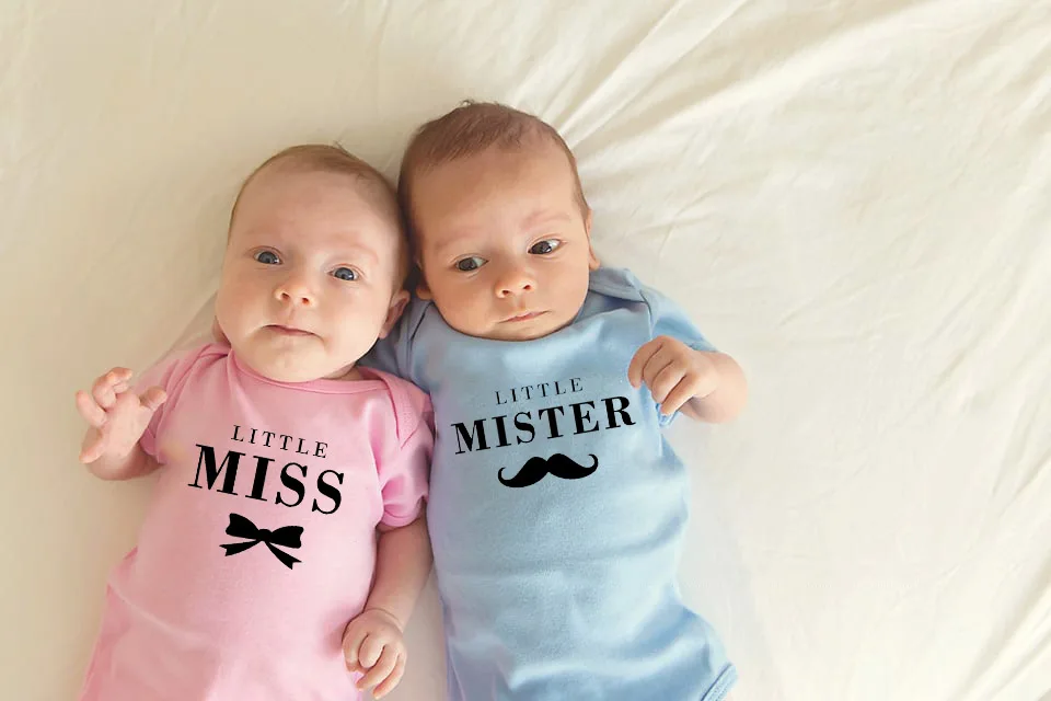 1 шт. с принтами Little Miss и маленький мистер для маленьких мальчиков девочек летние