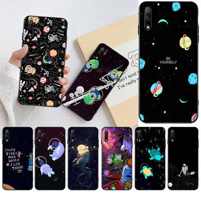 HPCHCJHM астронавт черепаха животные DIY Роскошный чехол для телефона Huawei Honor 30 20 10 9 8 8x