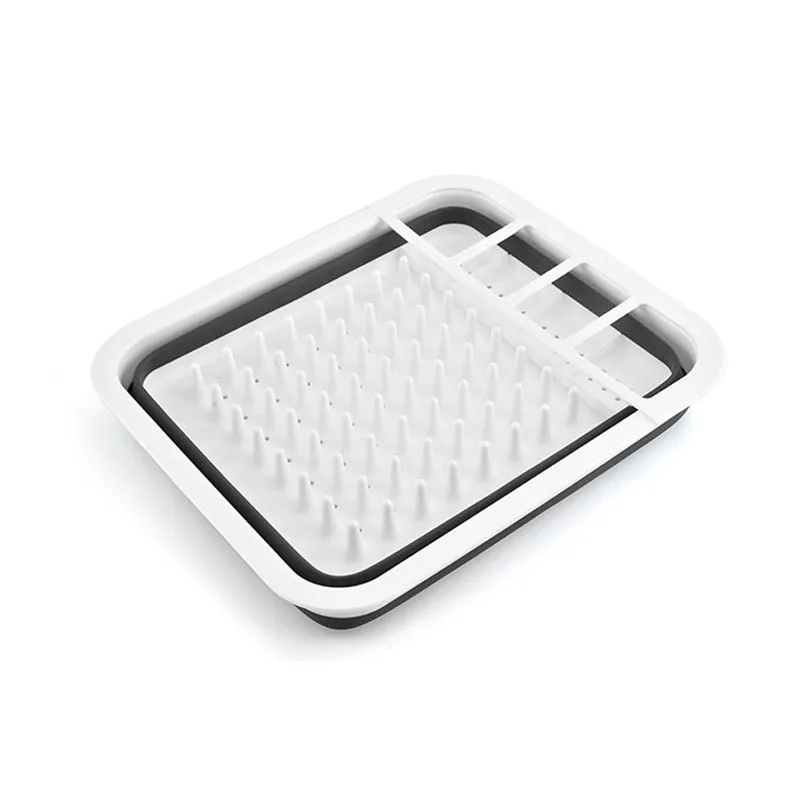 Foldable Dish Rack Camper Car Portable Bowl TPR Sink Design For RV Caravan Boats Tableware New |