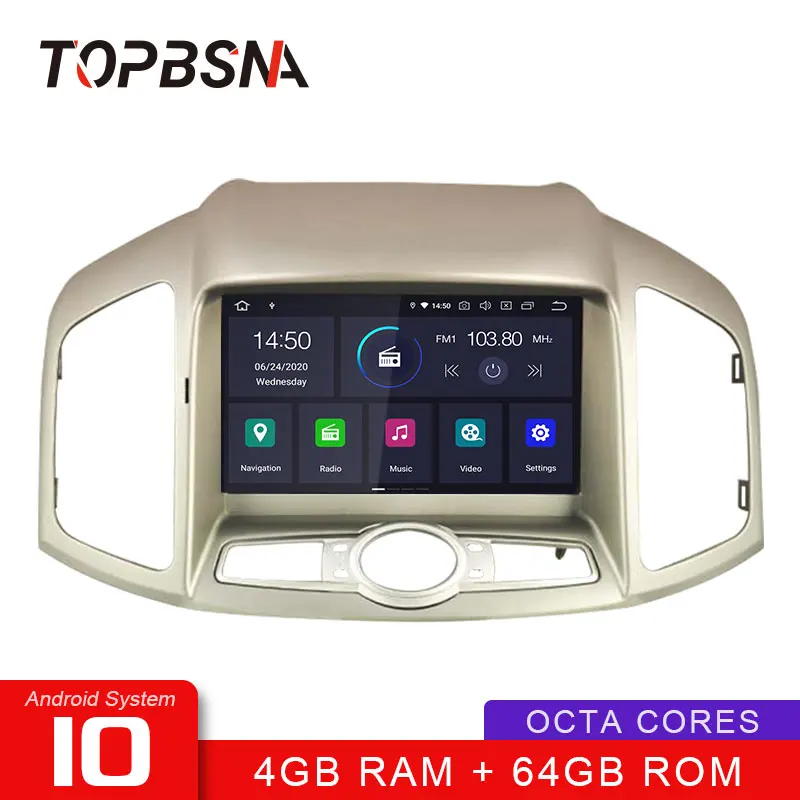 

Автомобильный DVD-плеер TOPBSNA, 1 Din, GPS, для Chevrolet Captiva Epica 2012-2015, мультимедиа, Wi-Fi, стерео, головное устройство