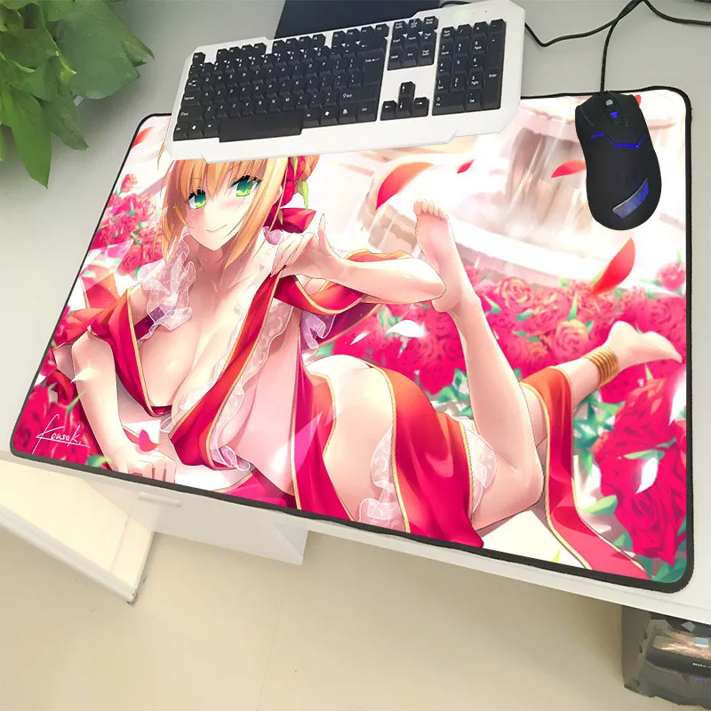 Коврик для мыши XGZ с мультяшным принтом резиновый Универсальный нескользящий