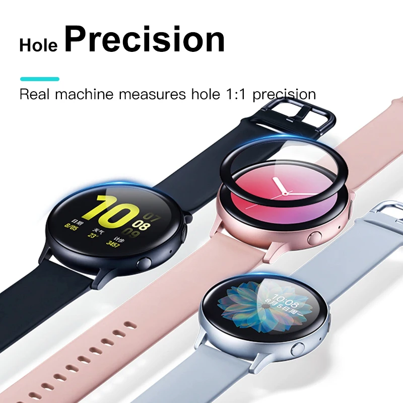 

Smart Watch Film For Samsung Watch Active 2 40mm Suitable Curved Soft Film Glass Screen Protectors for Samsung Watch Active 44mm