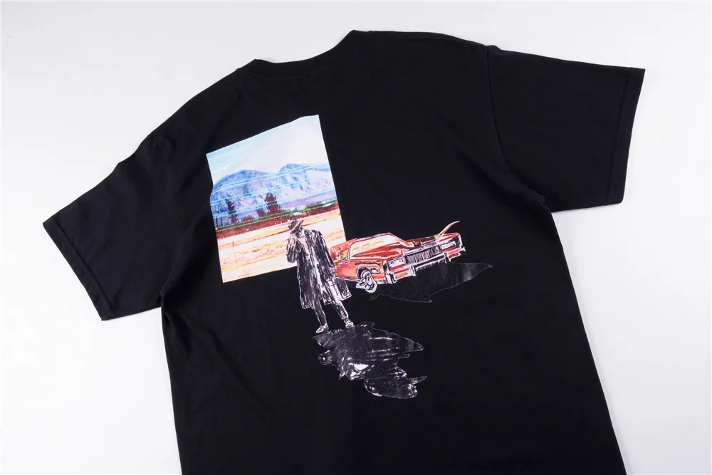 

New Travis Scott T-Shirt Men Women High Quality Astroworld T Shirt Crew Neck Fitted Street Wear t shirt Top Men's clothing
