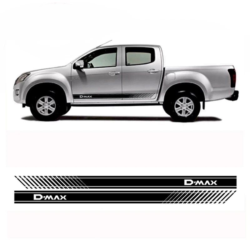 

2pcs Gradient Door Decal Sticker Side Graphic Car Stickers For 2016 ISUZU DMAX Beast PICKUP