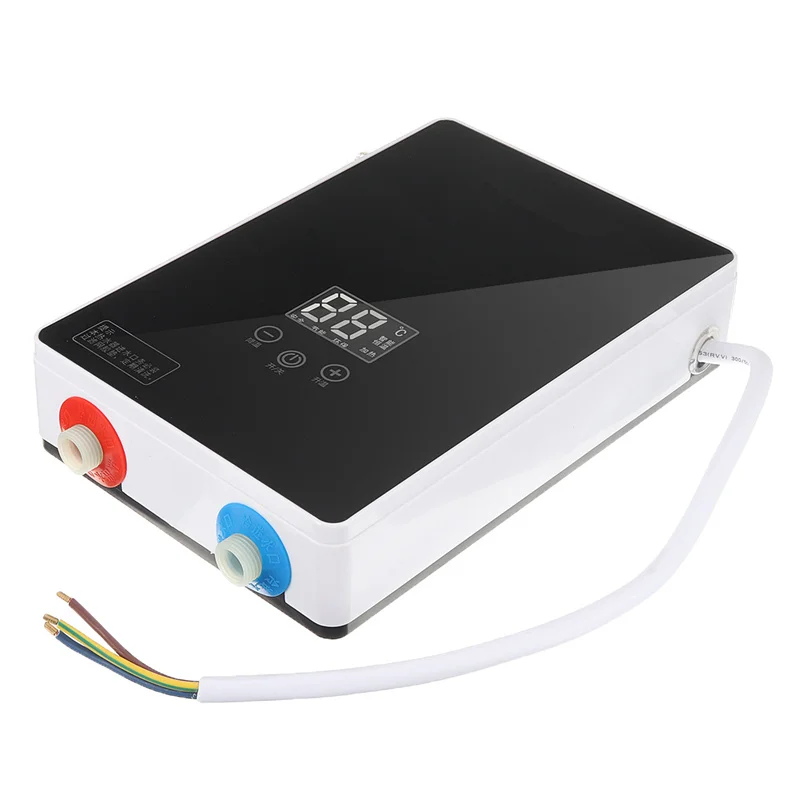 

6000W 220V Instant Electric Tankless Water Heater Instantaneous Water Heaters Instant Water Heating Fast 3 Seconds Hot Shower