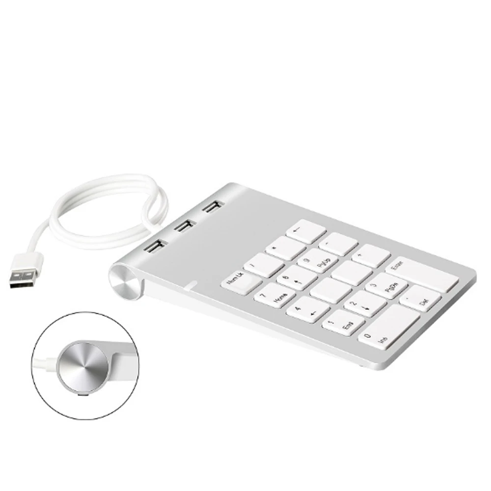 

2022 New Multi-function Wired Numeric Keyboard HUB18-key Numeric Keypad for Home Office and Financial Use