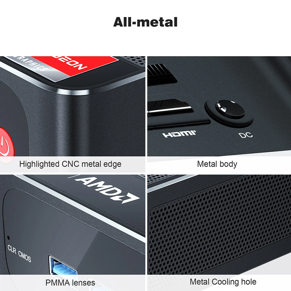 2022 Beelink SER3 AMD Ryzen 7 3750H Windows 10 Pro MINI PC DDR4 16GB RAM 256GB SSD WIFI BT Gaming Computador Gamer SATA HDD NVME |