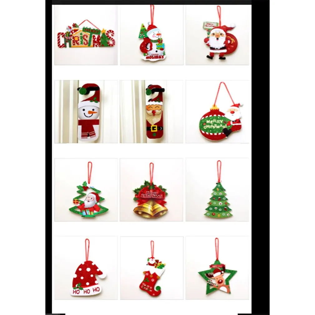 Рождественское украшение пенопласт снеговик колокольчик Санта-Клаус