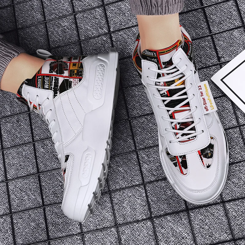 

High Quality Men's Sneakers Breathable Casual Shoes Fashion Design Style Outdoor Wear-resistant No-slip Shoes Zapatillas Hombre