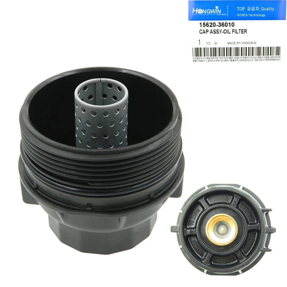 

Genuine ON.:15620--36010 New Engine Oil Filter Housing Cap Assembly Fits For TTOYOTA HIGHLANDER RAV4 SCION CAMRY LLEXUS ES350