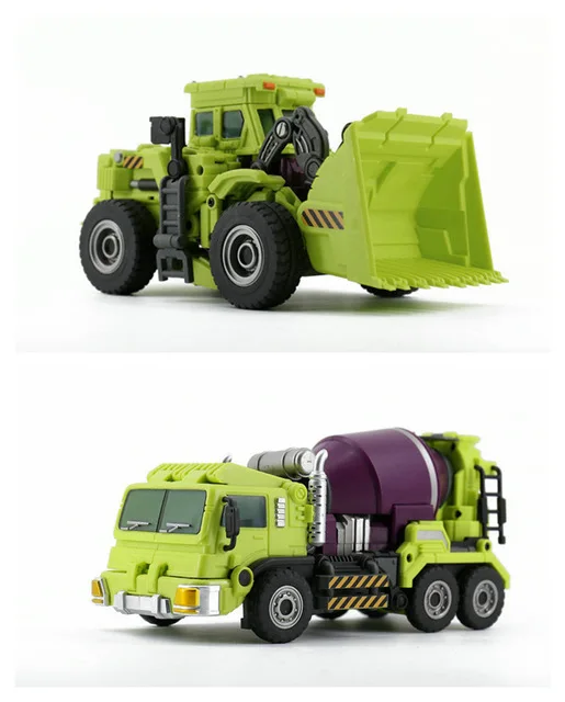 SET B(NO BOX) JINBAO трансформация G1 Devastator 6 в 1 негабаритных ко Bonecrusher грузовики крюк гравитационный скребок фигурка робот игрушки модель - Цвет: SET B(NO BOX)