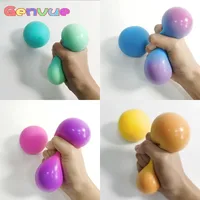 Сжимаемый мяч для снятия стресса, антистрессовый мяч для снятия стресса, сменные цветные сжимаемые мячи для детей и взрослых, игрушка