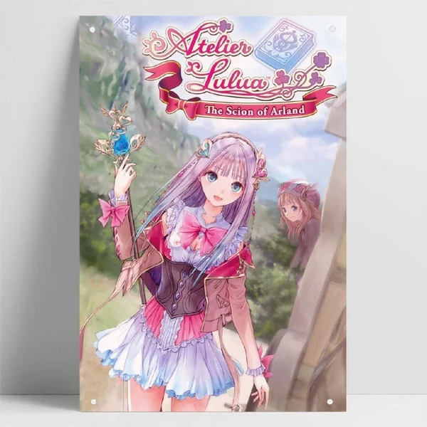 

Game Atelier Lulua The Scion Of Arland Poster Tin Painting Tin Sign Metal Sign Bar Pub Home Iron Painting Metal Poster 20*30CM