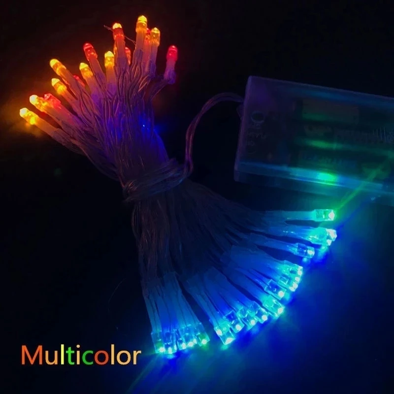 

2M 4M10M 20M Waterproof Christmas Lights AA Battery Operated LED String Fairy Outdoor Wedding Party Christmas Decoration