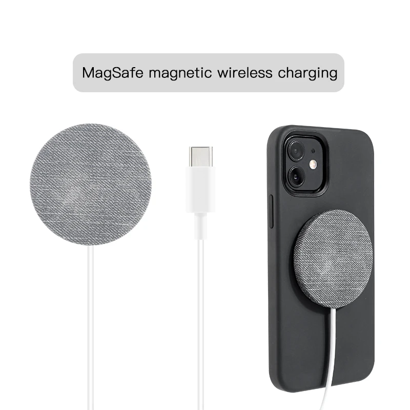 

Magnetic adsorption wireless charger 15w magnetic quick charge, suitable for iphone 12pro Max wireless charging