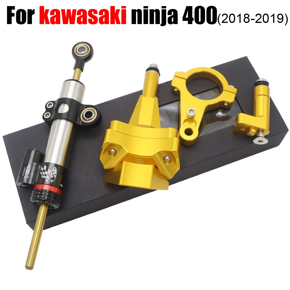 Мотоцикл рулевой демпфер кронштейн стабилизатор для Kawasaki Ninja 400 Ninja400 2018 2019