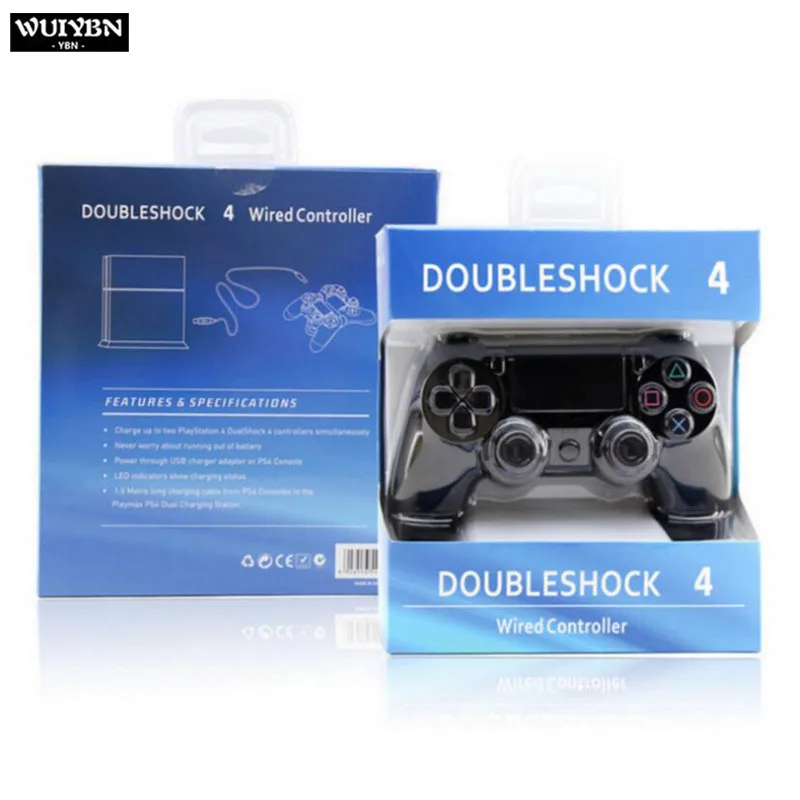 WUIYBN Проводной USB PS4 контроллер игровой джойстик геймпад для SONY playstation 4 консоль ПК