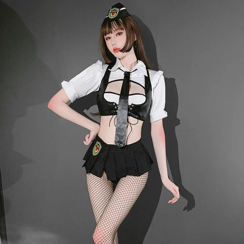 Костюм офицера полиции для косплея униформа полицейских-женщин сексуальный