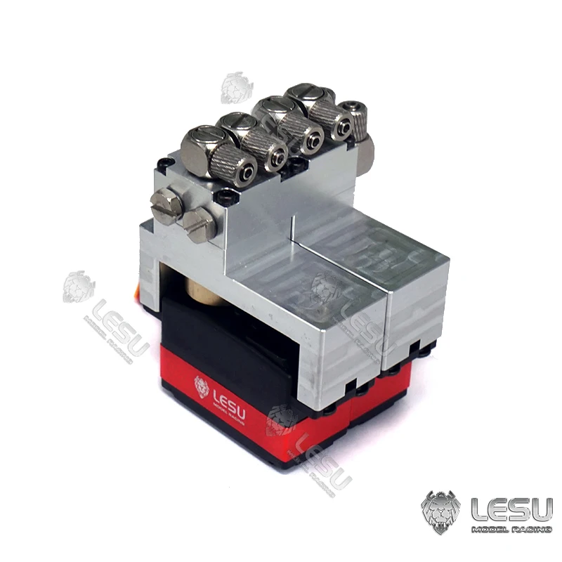 Preise LESU 2CH Richtungs Ventil Servo Für 1/14 RC Hydraulische Bagger Dumper Lkw Loader TAMIYA DIY Modell Auto