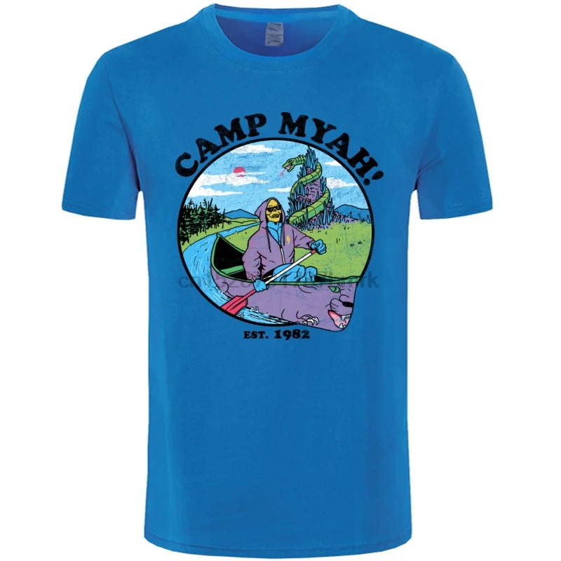 Оптовая продажа мужские футболки Camp Myah Canoe Heman Grim Reaper футболка в стиле хип-хоп