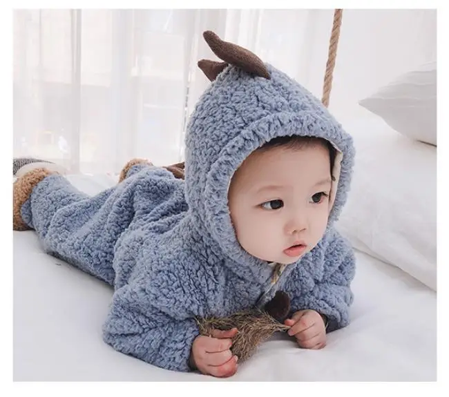 Куртка для новорожденных мальчиков и девочек пальто малышей зимняя Домашняя